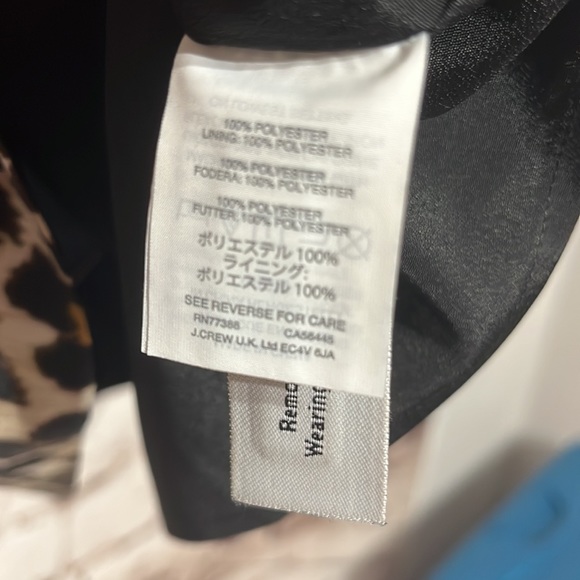 🆕J. Crew Leopard Shift Dress, Size 2 - Picture 10 of 10